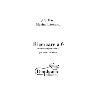 RICERCARE A 6 for five instruments